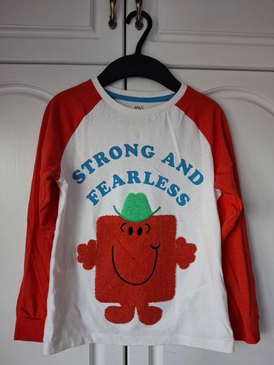 M&S Mr Men (Mr Strong) lightweight long-sleeved top (5-6 years)