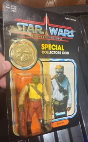Star Wars Last 17 Power of the Force Barada Cardback