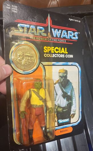 Star Wars Last 17 Power of the Force Barada Cardback