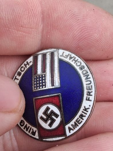 Trio of 1930's Party Pin Badges