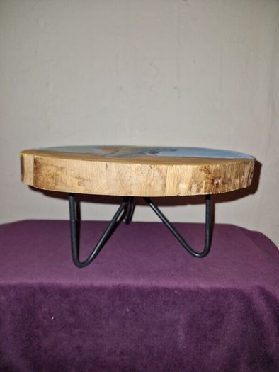 Hand painted wooden Elephant stand