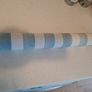 Wallpaper B&Q Blue White Stripe Brand New Image 5