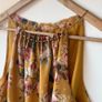 Forever New Mustard Yellow Floral Halter Blouse Image 2