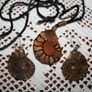 Shell fossil ,Necklace and earings Image 7