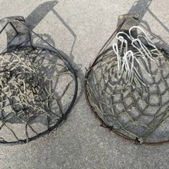 Metal basketball hoops