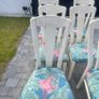 8 x solid wood chairs Image 2