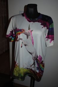 Unicorn elastic t-shirt size UK14 EU42 Postage included