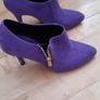 Purple Suede Ankle Boots TKMaxx Image 2