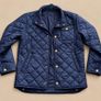 Polo Ralph Lauren Navy Quilted Jacket  Size L Image 2
