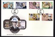 2019 Isle of Man Sir Frank Gill (1866-1950) telecommunications engineer Commemorative Stamps First Day Cover (FDC)