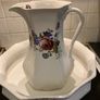 Large Vintage Wash Bowl & Jug Image 8