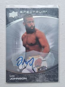 AEW Spectrum 2021 Lee Johnson Autograph Upper Deck Base Auto