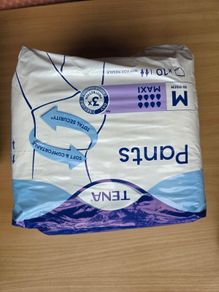 10 packs of Adult pads for elderly incontinence. Medium size.. price is per pack. I will sell for half the price we we paid on amazon and we can verify this when you come by checking my amazon orders.