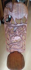 Large African chair