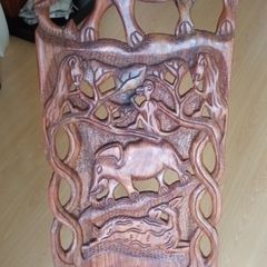 Large African chair