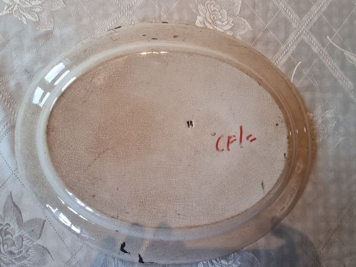 A large old platter