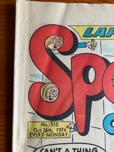 Comic: 'Sparky' no. 510 (26/10/1974)