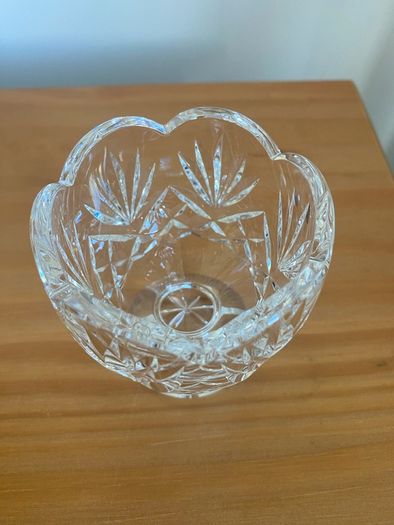 Waterford Crystal Giftware Footed Pot Pourri Bowl Ireland Irish Glass