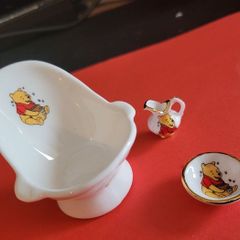 Winnie the Pooh miniature bath , bowl and jug
