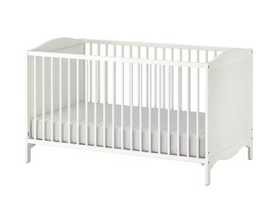 Baby cot and 2 mattress , duvet and duvet covers from IKEA