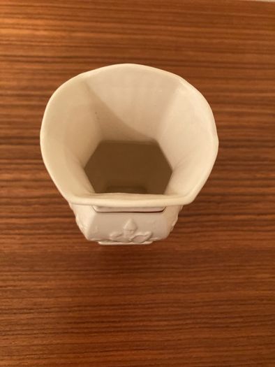 Vintage small Belleek Vase with Antique Bone China Bowl & Cup