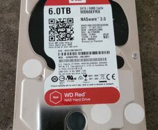 Western Digital WD Red 6TB Internal Hard Drive NAS, 5400RPM (WD60EFRX)