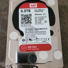 Western Digital WD Red 6TB Internal Hard Drive NAS, 5400RPM (WD60EFRX)