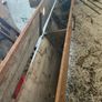 Antique hayseed/ fertiliser shaker. 10 ft long Image 5