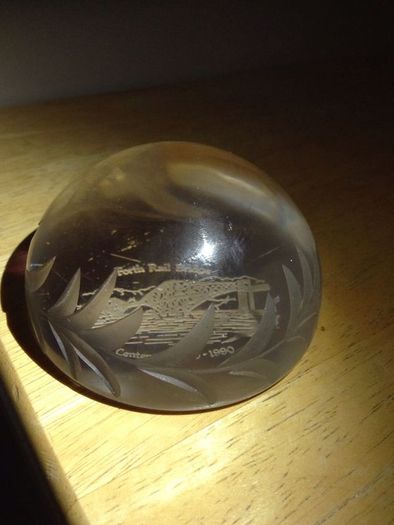 Forth Rail Bridge Centenary 3D Paperweight