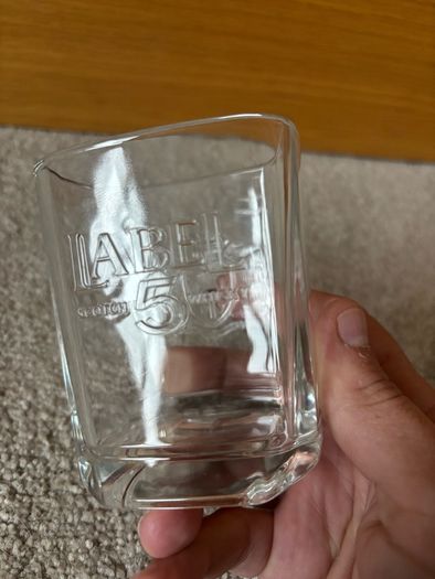 Glass label 5 Blended Scotch Whisky Glass