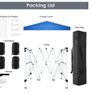 Folding Gazebo 3 x 3 m Waterproof UV Protection Gazebo Popup Garden Tent with 4 Image 8