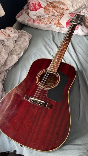 Washburn acoustic guitar bouzouki conversion.