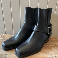 women ankle boots Massimo Dutti Women's Leather Ankle Boots with buckle detail new size 5