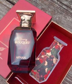 Cherry Bouquet Afnan new sealed original free gifts