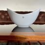Pristine White Salad Sharing Bowl by Galzone Denmark with Handles Image 7