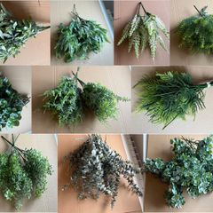 Artificial Flower Bundle - Green