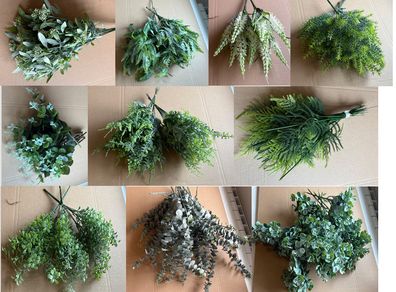 Artificial Flower Bundle - Green