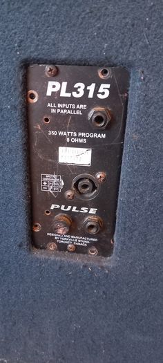 Pulse PL315 PA Speakers