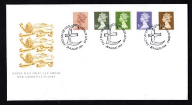 1984 Great Britain New Definitive stamps (Machin) Addressed Stamp First Day Cover (FDC)