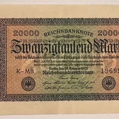 Germany 20000 Mark 1923 Banknote
