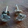 Vintage Sterling Silver 925 Earrings 0,9g Image 3