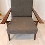 2x Grey Lounge Chairs Image 2