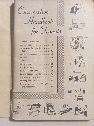1950's  8 Languages Tourist Booklet