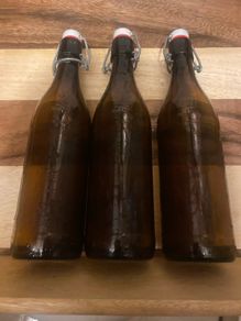 glass storage bottles clip top 0,5 liter