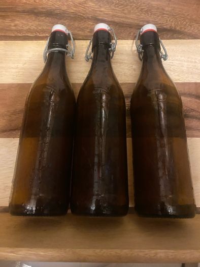 glass storage bottles clip top 0,5 liter