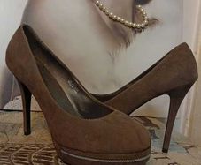 Brown High Heels Size 10