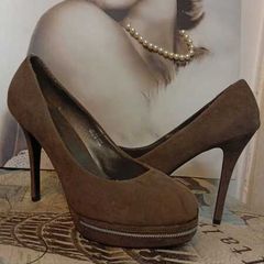 Brown High Heels Size 10