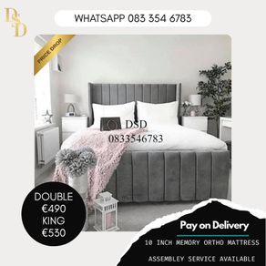 King Bed Frame and Mattress