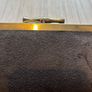 Vintage Suede Leather Clutch Bag Image 2