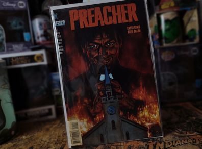 Preacher ! First Issue ! 1st Appearance of Preacher ! HOT COPY ! 1995 ! by Vertigo (DC Comics) !